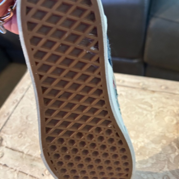 Vans platform floral and denim weaved size 6.5 - Picture 5 of 8